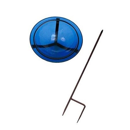 Achla Designs Achla Designs ACHLAGBB01 Cobalt Blue Crackle Bowl with Stand ACHLAGBB01